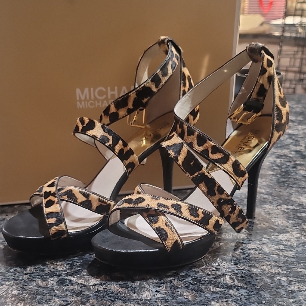 Michael Kors Leopard Print Women's Heels